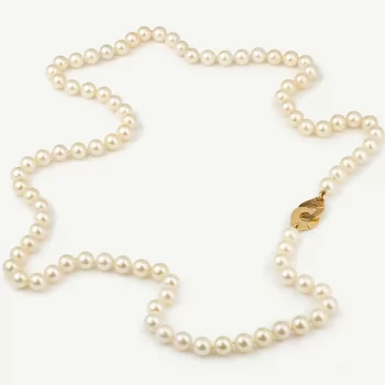 Collier Menottes R15 et perles Dinh Van d&#039;occasion authentifié - Tendances 2024 de colliers