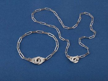 Authentic second-hand Dinh Van Handcuffs Bracelet and Necklace