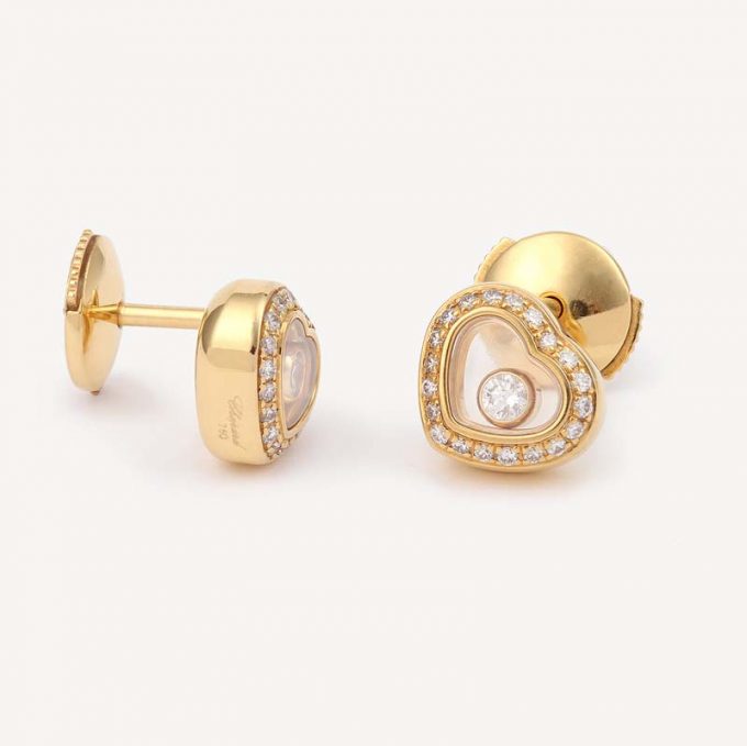 Boucles d'oreilles Happy Diamonds Chopard d'occasion authentifiées