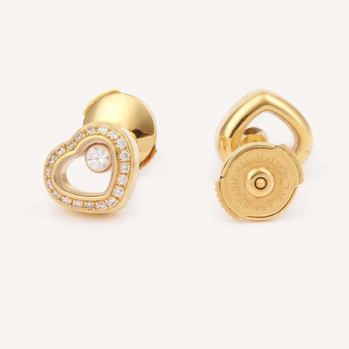 Boucles d'oreilles Happy Diamonds Chopard d'occasion authentifiées