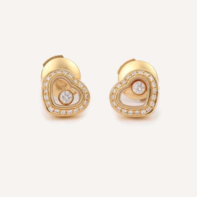 Boucles d'oreilles Happy Diamonds Chopard d'occasion authentifiées