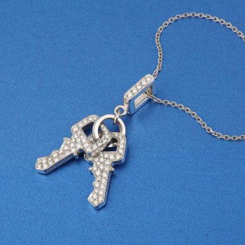 Collier Lockit Louis Vuitton d&#039;occasion authentifié - processus de Kimberley