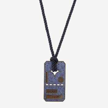 Louis vuitton dog tag necklace hotsell