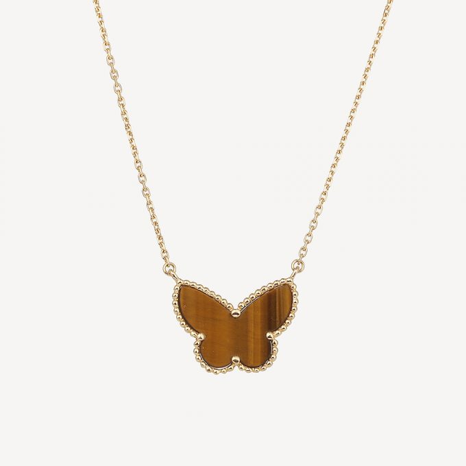 Collier Lucky Alhambra Papillon Van Cleef & Arpels d'occasion : Bijou authentifié