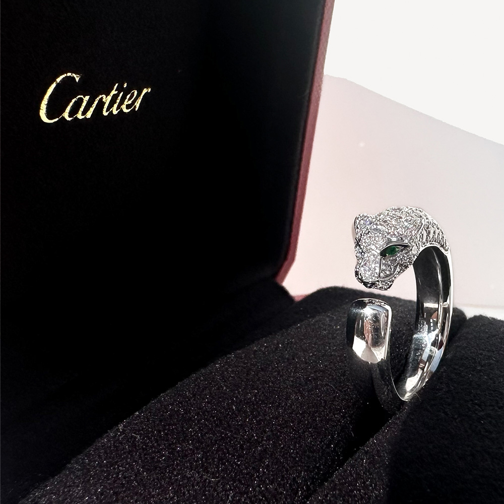 Bague Panthère Cartier d'occasion : Bijou authentifié