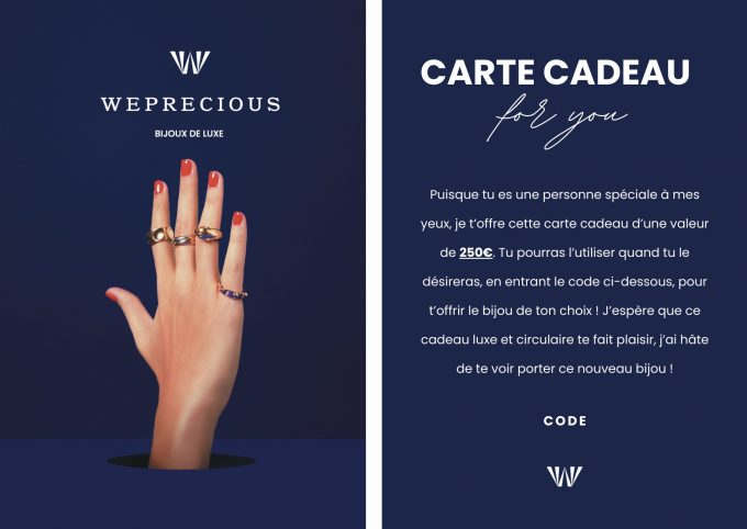 Carte Cadeau - 250 Euros