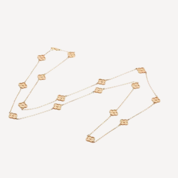 Sautoir Sweet Alhambra 16 Motifs Van Cleef & Arpels d'occasion : Bijou authentifié