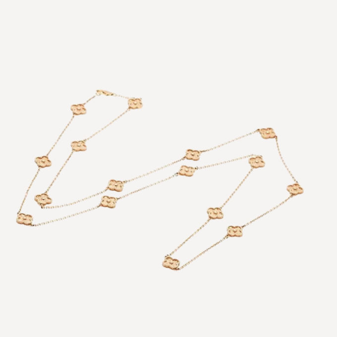 Sautoir Sweet Alhambra 16 Motifs Van Cleef & Arpels d'occasion : Bijou authentifié