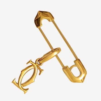 Broche pendentif C Vintage Cartier