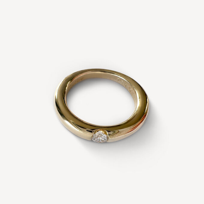 Bague Ellipse Cartier d'occasion : Bijou authentifié
