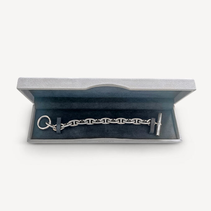 Bracelet Chaîne d’ancre GM Hermes d'occasion : Bijou authentifié