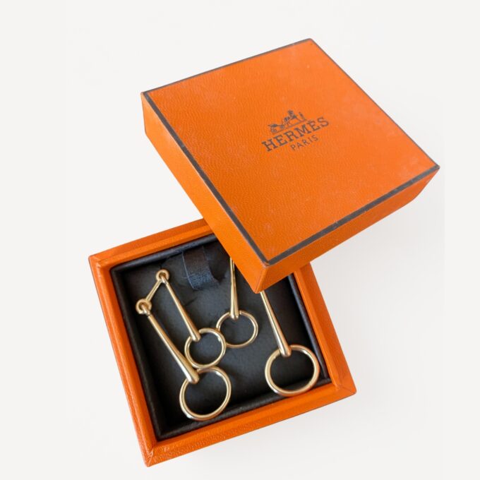 Boucles d'oreilles Mors de Filet Hermes d'occasion : Bijou authentifié