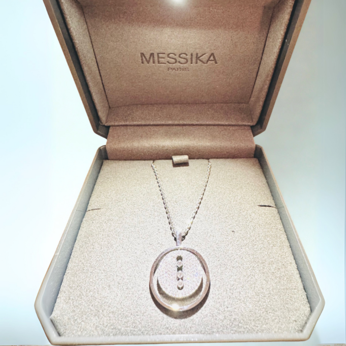 Collier Lucky Move MM Pavé Messika d'occasion : Bijou authentifié