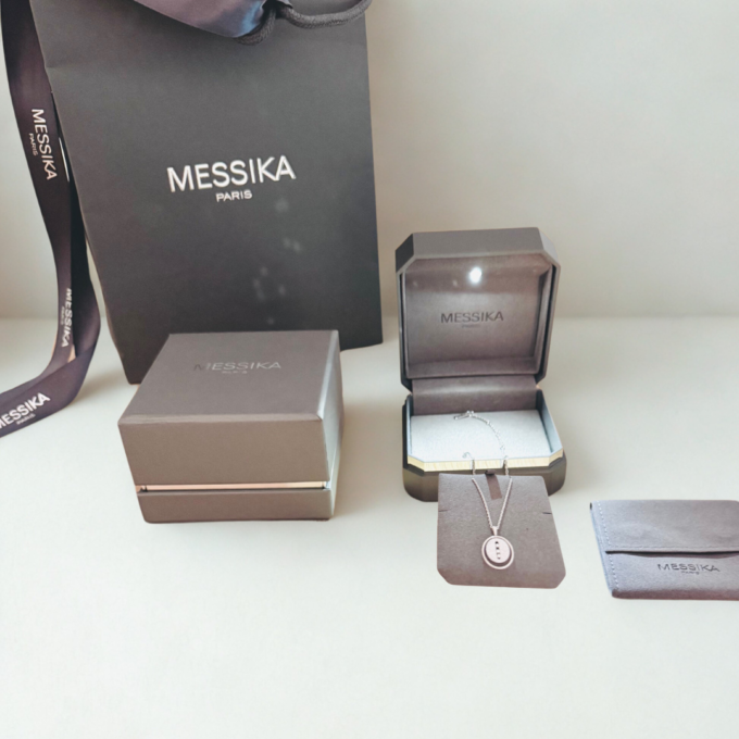 Collier Lucky Move MM Pavé Messika d'occasion : Bijou authentifié