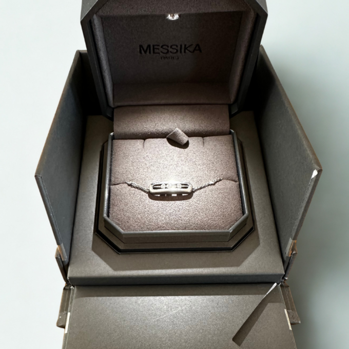 Bracelet Baby Move 3 diamants Messika d'occasion : Bijou authentifié