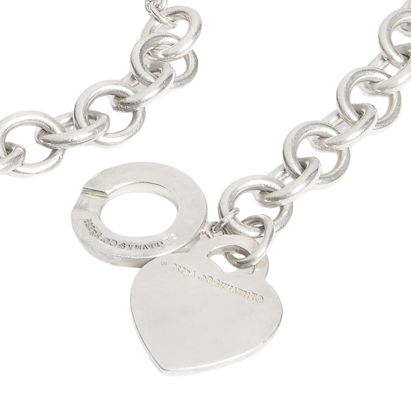 Collier Plaque Cœur Return to Tiffany Tiffany & Co d'occasion : Bijou authentifié