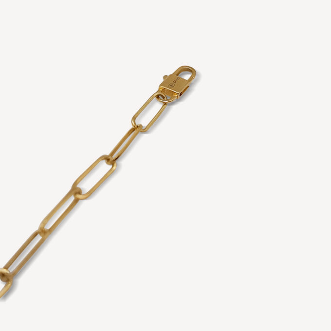 Bracelet Menottes R12 semi pavé Dinh Van d'occasion : Bijou authentifié