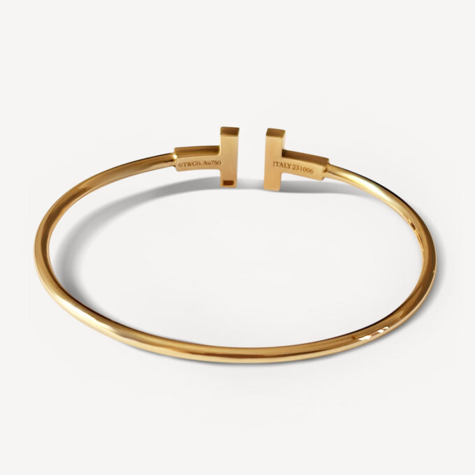 Bracelet Tiffany T Wire turquoise d'occasion de Tiffany & Co : Bijou authentifié