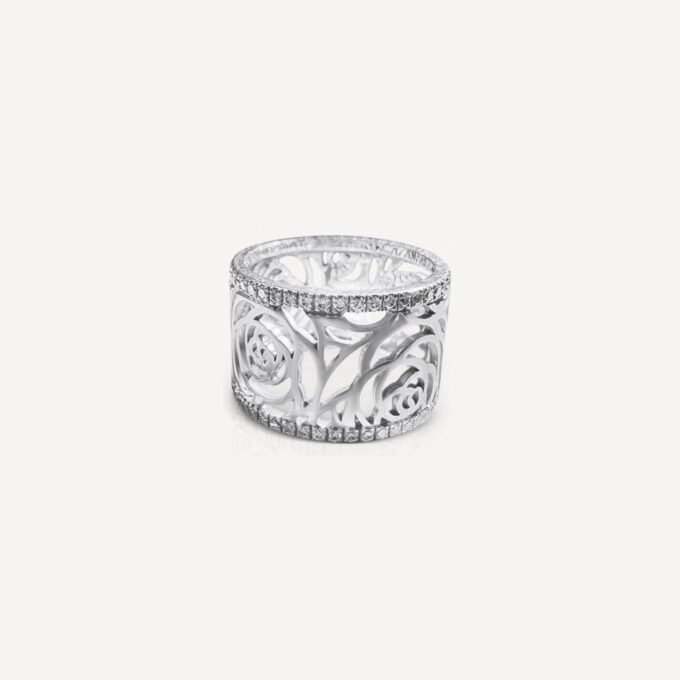 Bague Chanel Camélia Fil GM Chanel d'occasion : Bijou authentifié