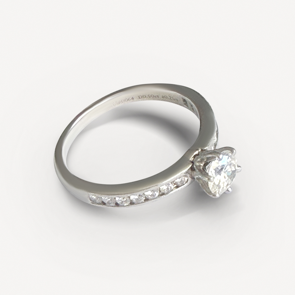 Bijoux Bague De Fiancailles Tiffany And Co Solitaire Channel