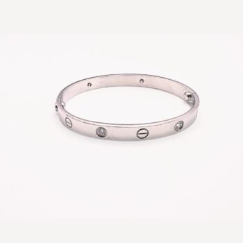 Bracelet Love 4 diamants Cartier d'occasion : Bijou authentifié