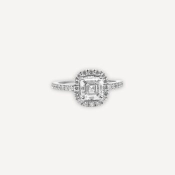Bague Solitaire coussin Samantha Edouard Nahum d'occasion : Bijou authentifié