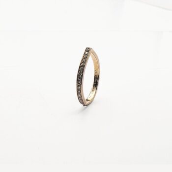 Bague Antifer 1 rangée et diamants Repossi d'occasion : Bijou authentifié