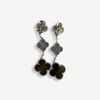 Boucles d’oreilles Magic Alhambra 3 motifs Van Cleef & Arpels d'occasion : Bijou authentifié