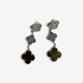 Boucles d’oreilles Magic Alhambra 3 motifs Van Cleef & Arpels d'occasion : Bijou authentifié
