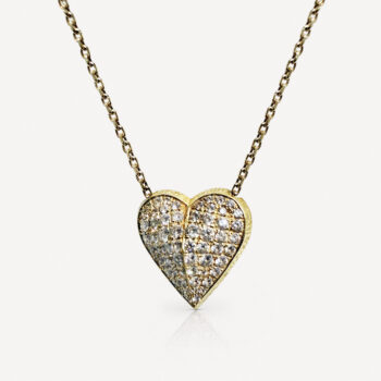Collier Hearts Chains Pavé Peruffo Autre d'occasion : Bijou authentifié
