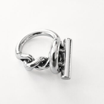 Bague Croisette GM Hermes d'occasion : Bijou authentifié