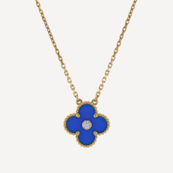 Collier Vintage Alhambra 1 motif (Edition Limitée 2019) Van Cleef & Arpels d'occasion : Bijou authentifié