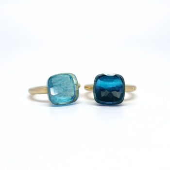 Bague Nudo Maxi Topaze Bleu Ciel Pomellato d'occasion : Bijou authentifié